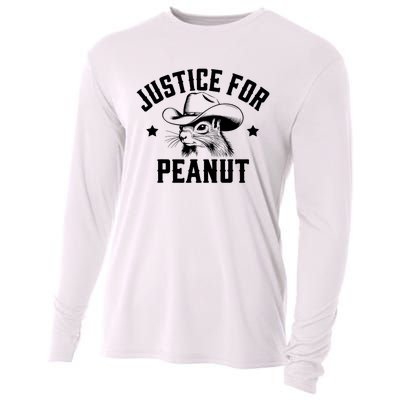 Justice For Peanut The Squirrel Peanut Squirrel Cooling Performance Long Sleeve Crew