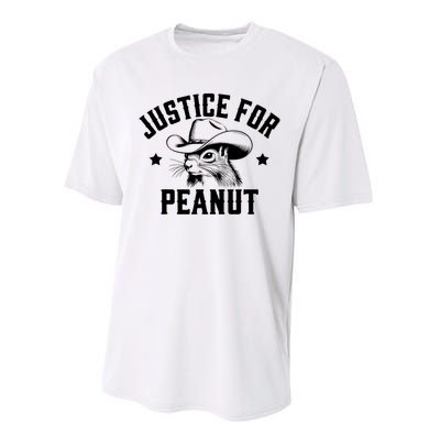 Justice For Peanut The Squirrel Peanut Squirrel Performance Sprint T-Shirt