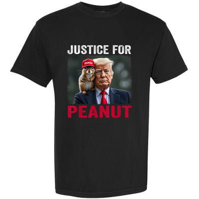 Justice For Peanut The Squirrel Wanted Garment-Dyed Heavyweight T-Shirt