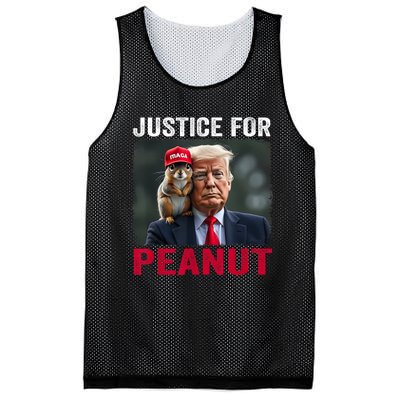 Justice For Peanut The Squirrel Wanted Mesh Reversible Basketball Jersey Tank