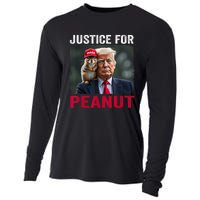 Justice For Peanut The Squirrel Wanted Cooling Performance Long Sleeve Crew