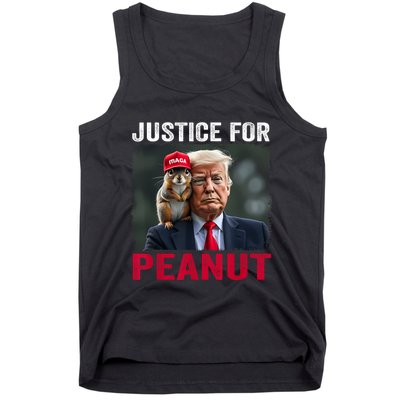 Justice For Peanut The Squirrel Wanted Tank Top