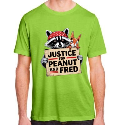 Justice For Peanut The Squirrel And Fred The Raccon Adult ChromaSoft Performance T-Shirt