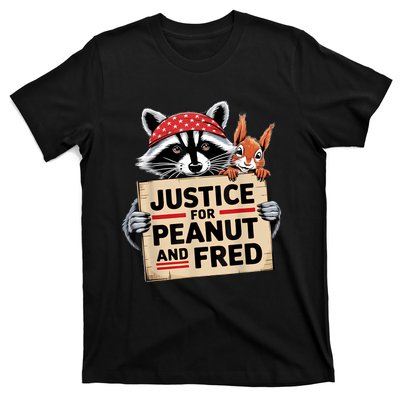 Justice For Peanut The Squirrel And Fred The Raccon T-Shirt