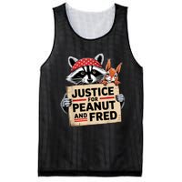 Justice For Peanut The Squirrel And Fred The Raccon Mesh Reversible Basketball Jersey Tank