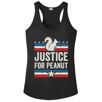 Justice For Peanut The Squirrel The Squirrel Pnut Ladies PosiCharge Competitor Racerback Tank