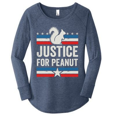 Justice For Peanut The Squirrel The Squirrel Pnut Women's Perfect Tri Tunic Long Sleeve Shirt