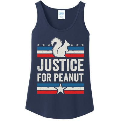 Justice For Peanut The Squirrel The Squirrel Pnut Ladies Essential Tank