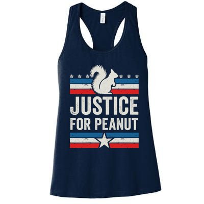 Justice For Peanut The Squirrel The Squirrel Pnut Women's Racerback Tank