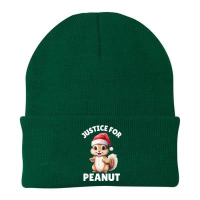 Justice For Peanut The Squirrel Funny Knit Cap Winter Beanie