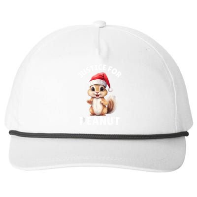 Justice For Peanut The Squirrel Funny Snapback Five-Panel Rope Hat