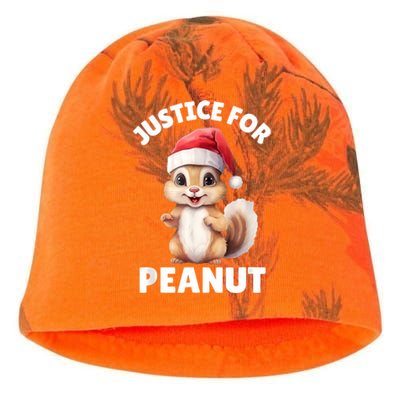 Justice For Peanut The Squirrel Funny Kati - Camo Knit Beanie