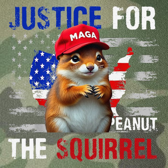 Justice For Peanut The Squirrel Peanut Squirrel Legacy Tie Dye Trucker Hat
