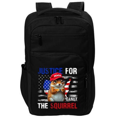 Justice For Peanut The Squirrel Peanut Squirrel Impact Tech Backpack