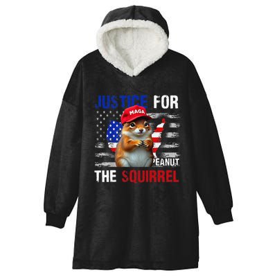 Justice For Peanut The Squirrel Peanut Squirrel Hooded Wearable Blanket
