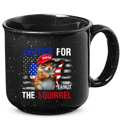 Justice For Peanut The Squirrel Peanut Squirrel 15oz Campfire Ceramic Mug