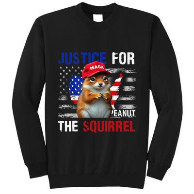 Justice For Peanut The Squirrel Peanut Squirrel Tall Sweatshirt