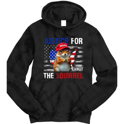 Justice For Peanut The Squirrel Peanut Squirrel Tie Dye Hoodie