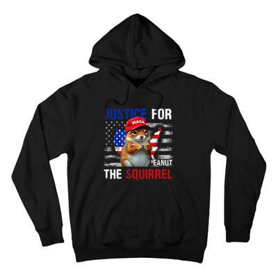 Justice For Peanut The Squirrel Peanut Squirrel Tall Hoodie