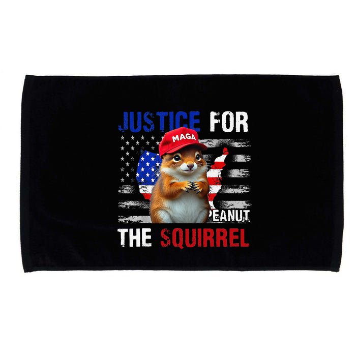 Justice For Peanut The Squirrel Peanut Squirrel Microfiber Hand Towel