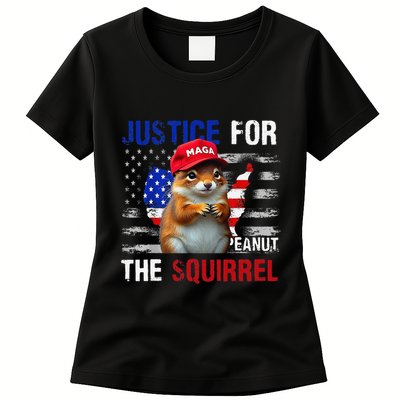 Justice For Peanut The Squirrel Peanut Squirrel Womens T-Shirt