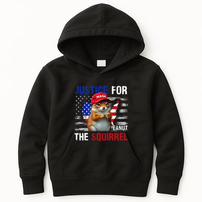 Justice For Peanut The Squirrel Peanut Squirrel Kids Hoodie
