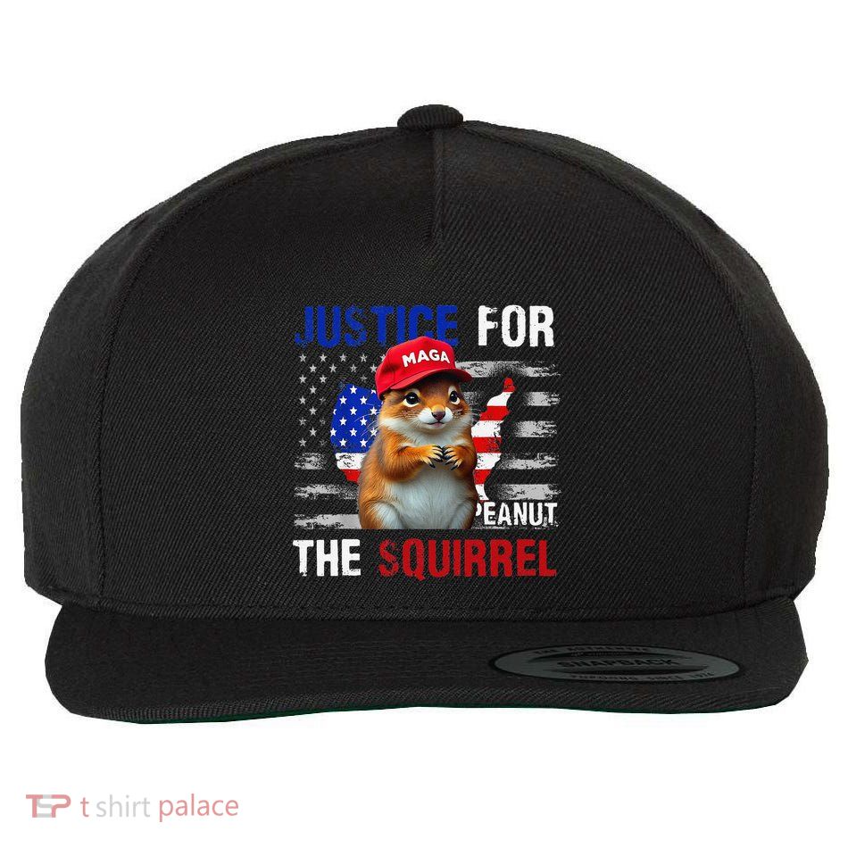 Justice For Peanut The Squirrel Peanut Squirrel Wool Snapback Cap