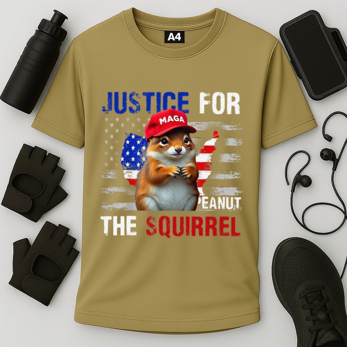 Justice For Peanut The Squirrel Peanut Squirrel Performance Shirt