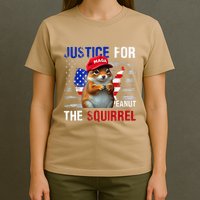 Justice For Peanut The Squirrel Peanut Squirrel T-Shirt