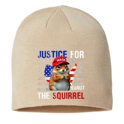 Justice For Peanut The Squirrel Peanut Squirrel Sustainable Beanie