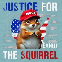 Justice For Peanut The Squirrel Peanut Squirrel Sueded Cloud Jersey T-Shirt