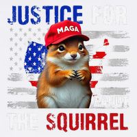 Justice For Peanut The Squirrel Peanut Squirrel Garment-Dyed Sweatshirt