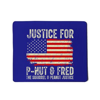 Justice For Pnut And Fred The Squirrel And Peanut Justice Mousepad