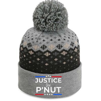 Justice For PNut Peanut Squirrel Lovers The Baniff Cuffed Pom Beanie