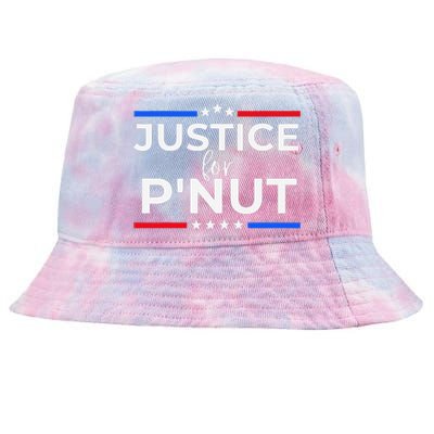 Justice For PNut Peanut Squirrel Lovers Tie-Dyed Bucket Hat