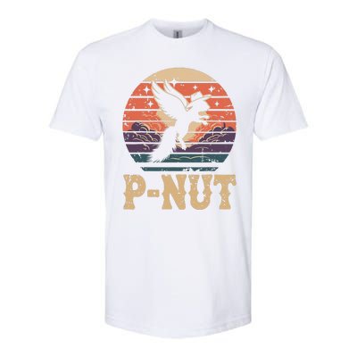 Justice For Peanut The Squirrel P’Nut Lovers Retro Sunset Softstyle® CVC T-Shirt