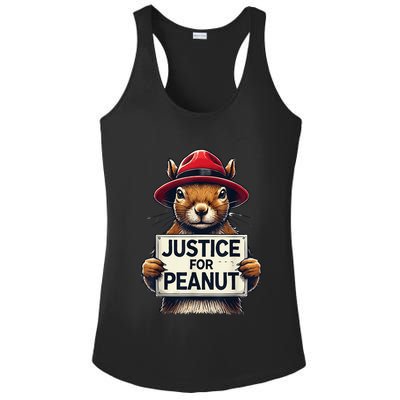 Justice For Peanut The Squirrel Wanted Ladies PosiCharge Competitor Racerback Tank