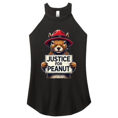 Justice For Peanut The Squirrel Wanted Women's Perfect Tri Rocker Tank