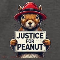 Justice For Peanut The Squirrel Wanted Vector Backpack