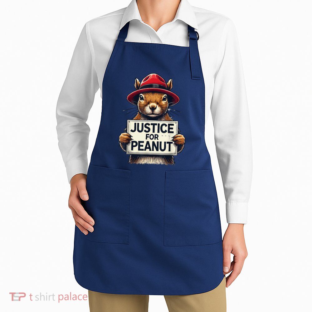 Justice For Peanut The Squirrel Wanted Apron