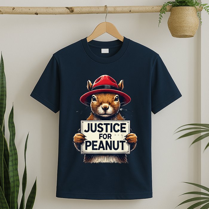 Justice For Peanut The Squirrel Wanted T-Shirt