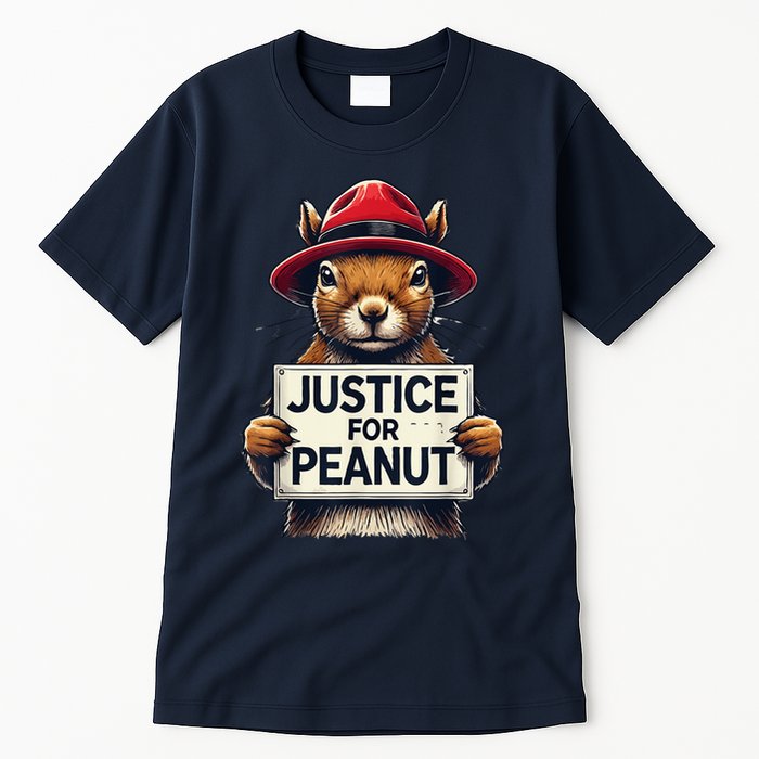 Justice For Peanut The Squirrel Wanted Tall T-Shirt
