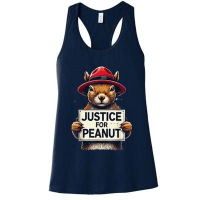 Justice For Peanut The Squirrel Wanted Womens Tank Top