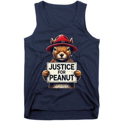 Justice For Peanut The Squirrel Wanted Tank Top
