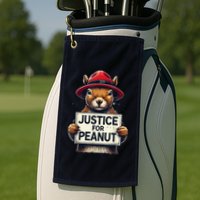 Justice For Peanut The Squirrel Wanted Golf Towel