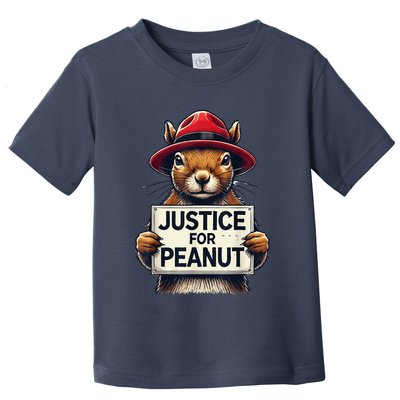 Justice For Peanut The Squirrel Wanted Toddler T-Shirt