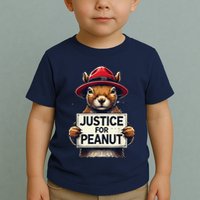 Justice For Peanut The Squirrel Wanted Toddler T-Shirt