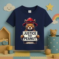 Justice For Peanut The Squirrel Wanted Toddler T-Shirt