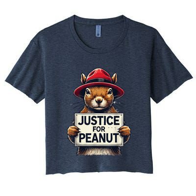 Justice For Peanut The Squirrel Wanted Crop Top