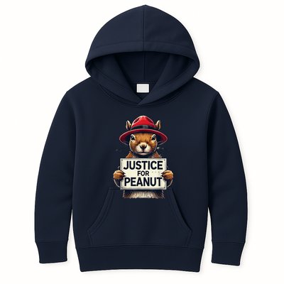 Justice For Peanut The Squirrel Wanted Kids Hoodie